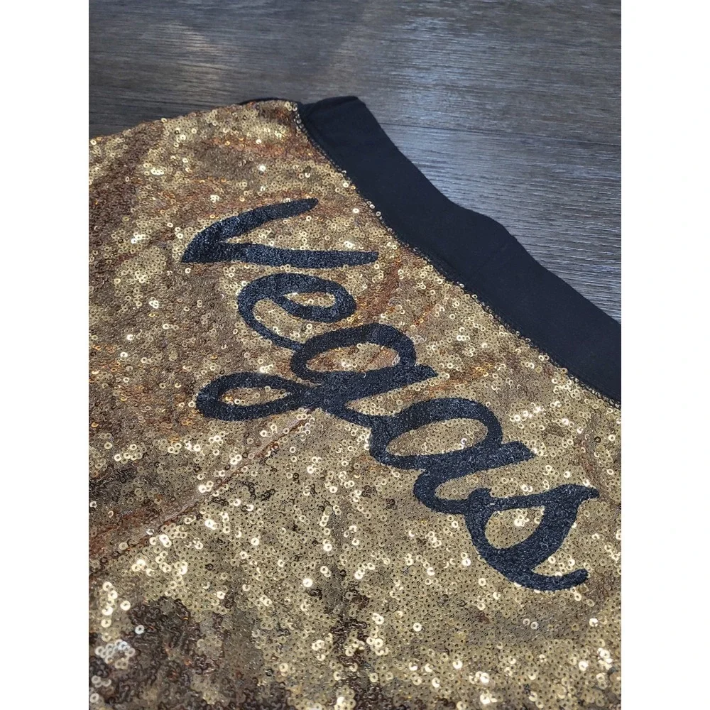 Sexy size Medium Vegas booty sequin shorts.‎ Girls night, special time. New. Mgm